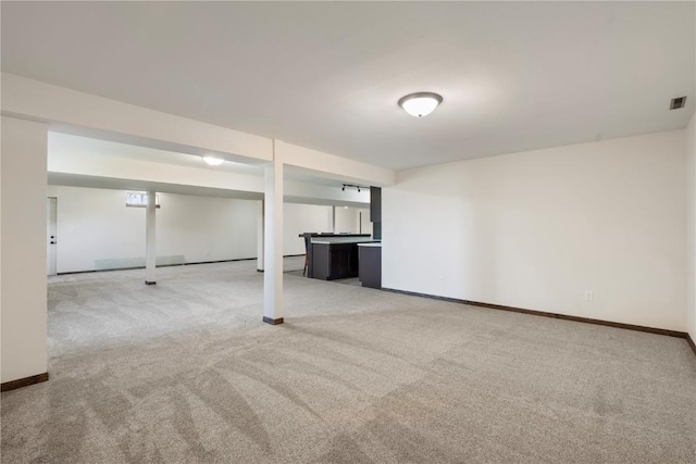 6752 29th Ave, Shellsburg, IA 52332 - finished below grade area with light carpet and baseboards