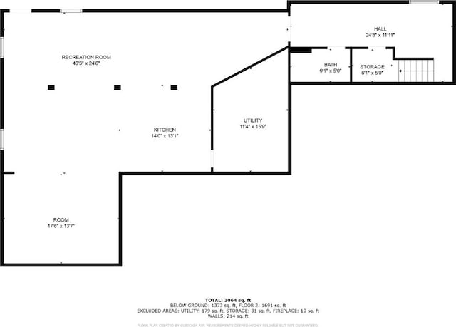 6752 29th Ave, Shellsburg, IA 52332 - view of property floor plan