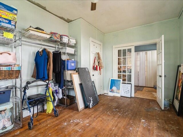 1551 C Ave NE, Cedar Rapids, IA 52402 - storage with french doors