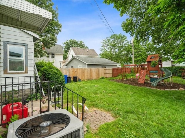 1551 C Ave NE, Cedar Rapids, IA 52402 - view of yard featuring a playground