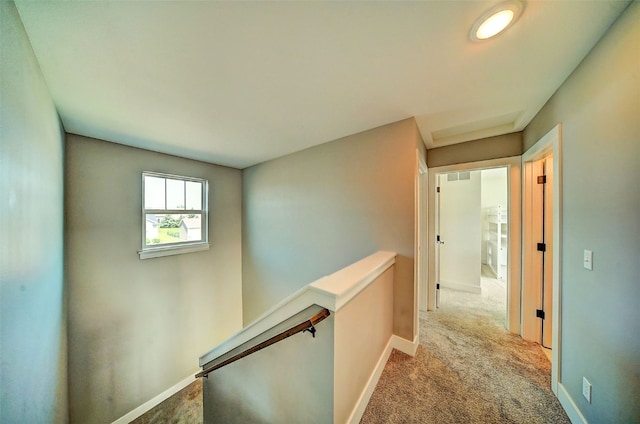 509 Grey Slate Dr SW, Cedar Rapids, IA 52404 - corridor with carpet floors and an upstairs landing