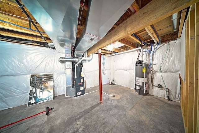 509 Grey Slate Dr SW, Cedar Rapids, IA 52404 - unfinished basement with water heater and heating unit