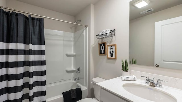713 E Goldfinch Dr, Tiffin, IA 52340 - bathroom with vanity and shower / tub combo with curtain