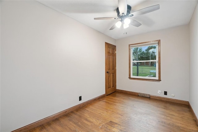5315 E Ave NW, Cedar Rapids, IA 52405 - unfurnished room featuring light wood finished floors and a ceiling fan