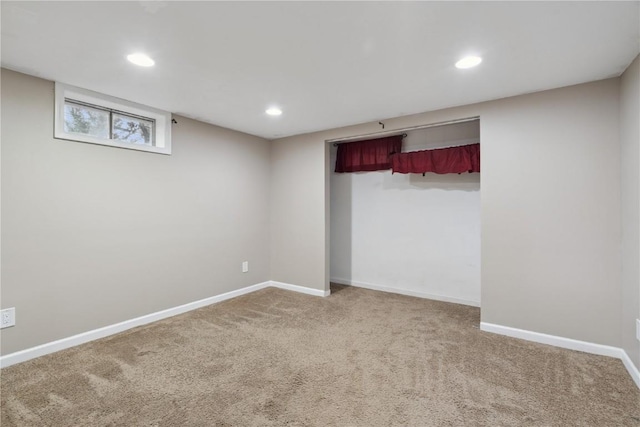 5315 E Ave NW, Cedar Rapids, IA 52405 - below grade area with carpet floors and recessed lighting