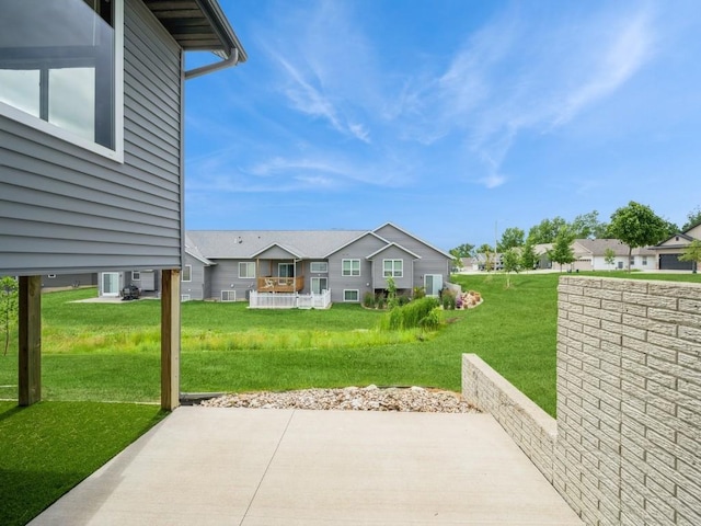 3502 Bluebird Dr SW, Cedar Rapids, IA 52404 - view of patio / terrace featuring a residential view
