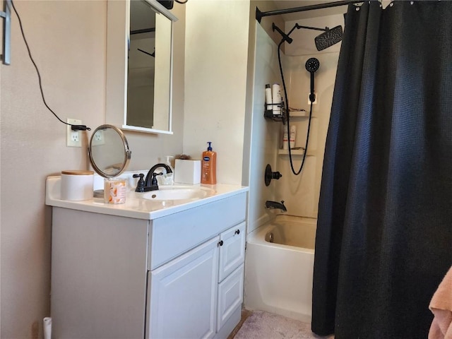 904 10th St, Belle Plaine, IA 52208 - full bathroom featuring shower / bathtub combination with curtain and vanity