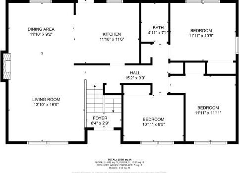 1708 Woodside Ct NW, Cedar Rapids, IA 52405 - view of room layout