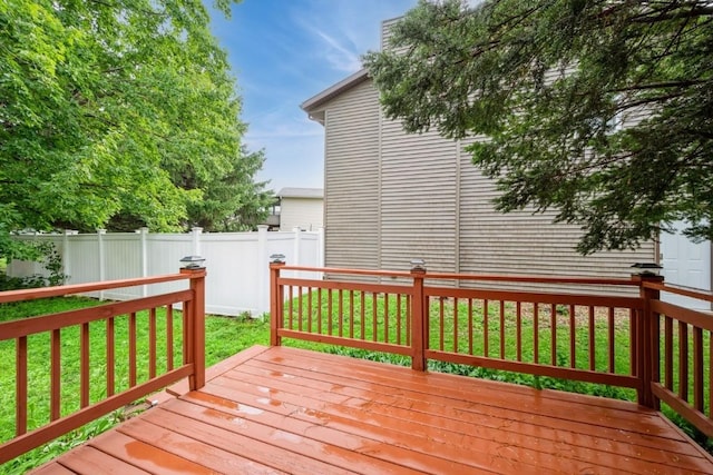 3524 Swallow Ct NE, Cedar Rapids, IA 52402 - view of wooden deck