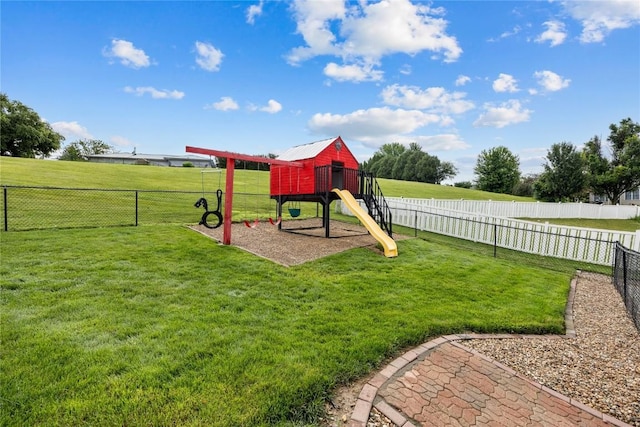 881 Shade Tree Ct, Lisbon, IA 52253 - view of jungle gym