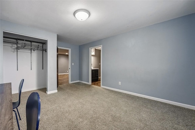 881 Shade Tree Ct, Lisbon, IA 52253 - unfurnished office with carpet flooring and baseboards