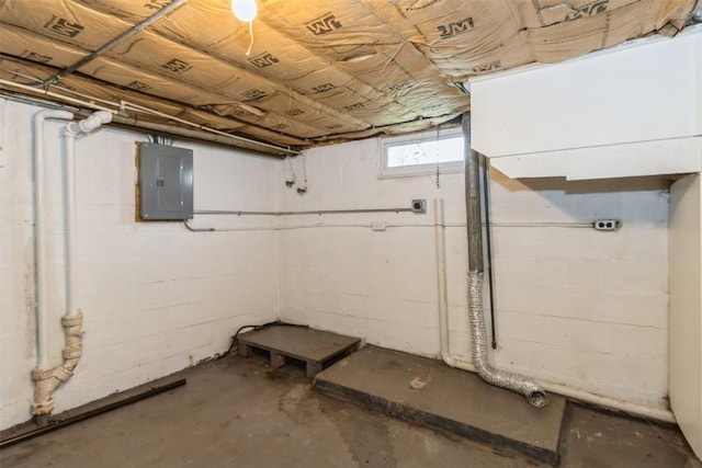 1158 Brown Ave NE, Cedar Rapids, IA 52402 - basement with electric panel