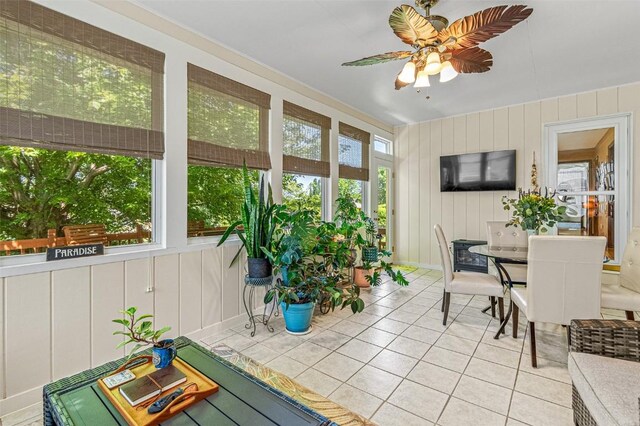 927 Southlawn Dr, Iowa City, IA 52245 - sunroom / solarium featuring tile patterned flooring