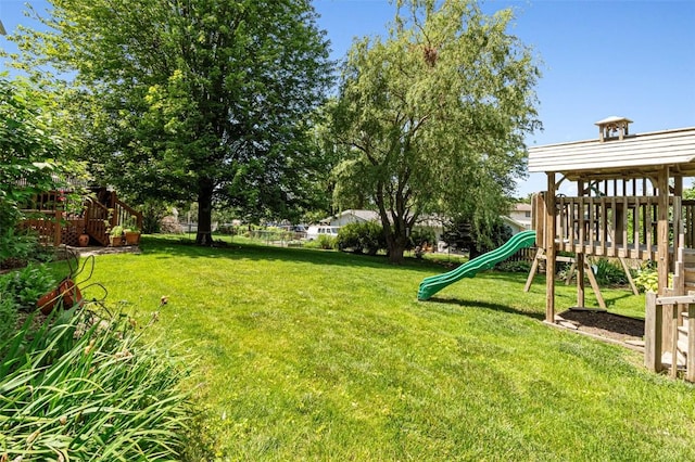 927 Southlawn Dr, Iowa City, IA 52245 - view of yard with a playground