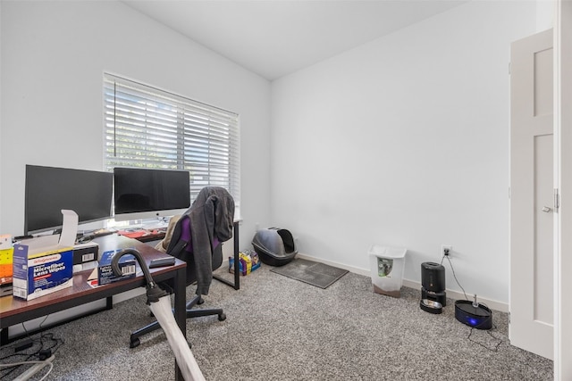 281 Danielle St, Iowa City, IA 52245 - carpeted home office with baseboards
