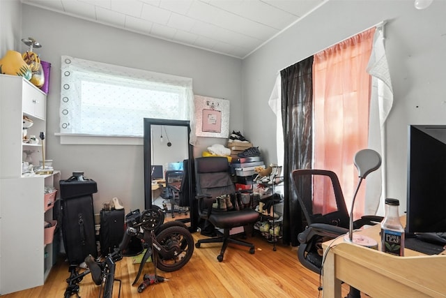 420 16th St NE, Cedar Rapids, IA 52402 - office area featuring wood finished floors