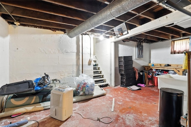 420 16th St NE, Cedar Rapids, IA 52402 - basement with electric panel