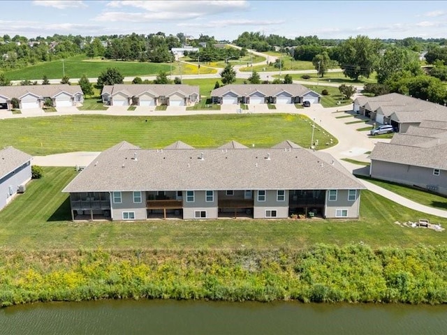 550 Meadow Oak Cir, Fairfax, IA 52228 - view from above of property featuring a large body of water