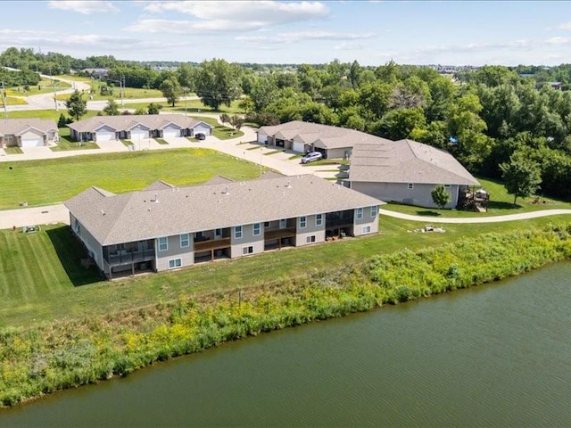 550 Meadow Oak Cir, Fairfax, IA 52228 - view from above of property with a nearby body of water and a tree filled landscape