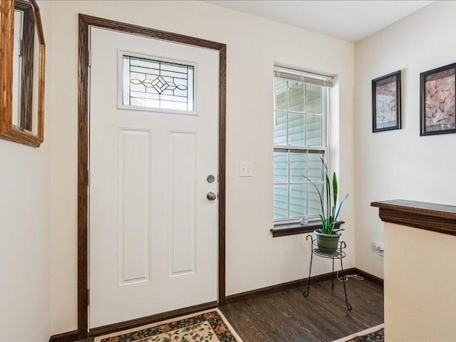 550 Meadow Oak Cir, Fairfax, IA 52228 - foyer entrance with healthy amount of natural light and wood finished floors