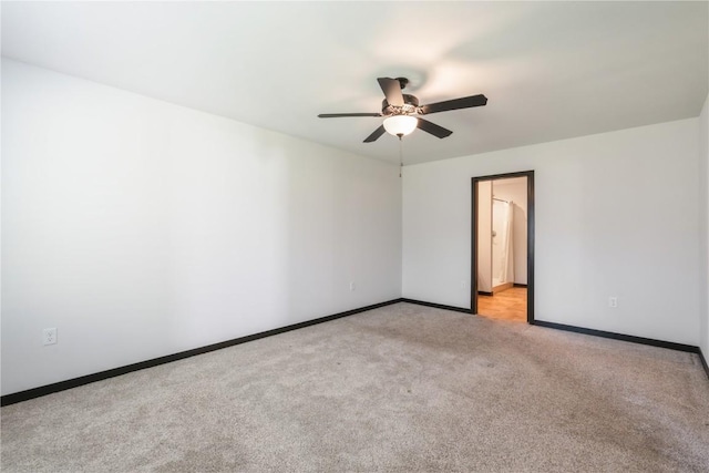 914 Deer Run Dr NE, Cedar Rapids, IA 52402 - empty room with a ceiling fan and light carpet