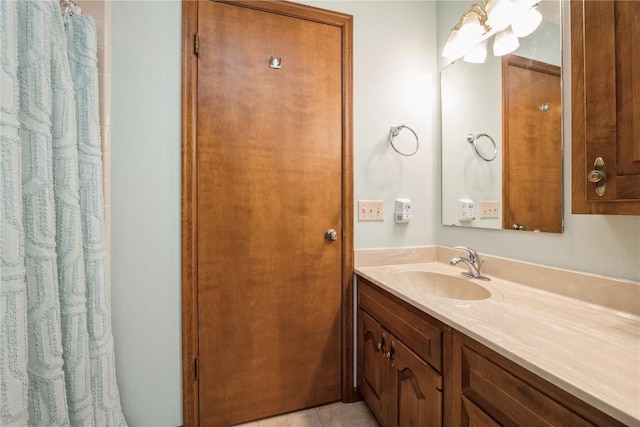 1579 Matterhorn Dr NE, Cedar Rapids, IA 52402 - bathroom featuring vanity and curtained shower