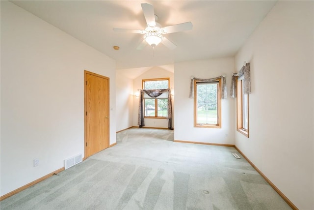 2500 Creekside Dr, Hiawatha, IA 52233 - spare room featuring light carpet and ceiling fan