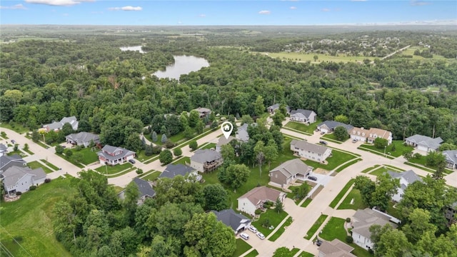 2021 Andrew Charles Dr NW, Cedar Rapids, IA 52405 - aerial overview of property's location with nearby suburban area and a nearby body of water