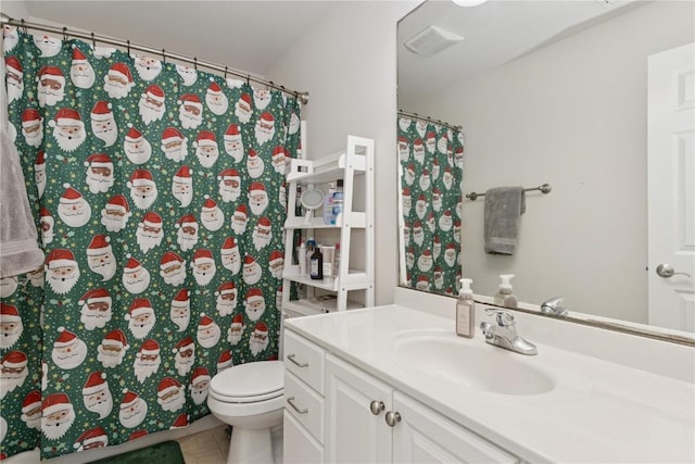 4420 Spring Meadow Pl NE, Cedar Rapids, IA 52411 - full bath with vanity, tile patterned flooring, and curtained shower