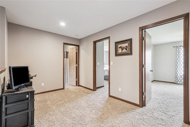 1019 Acacia Dr NE, Cedar Rapids, IA 52402 - unfurnished office featuring light carpet and baseboards