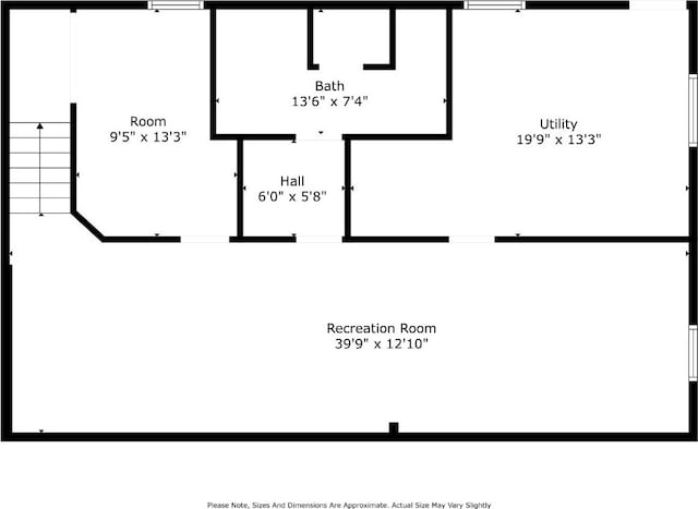 105 E Clark St, Hiawatha, IA 52233 - view of floor plan / room layout