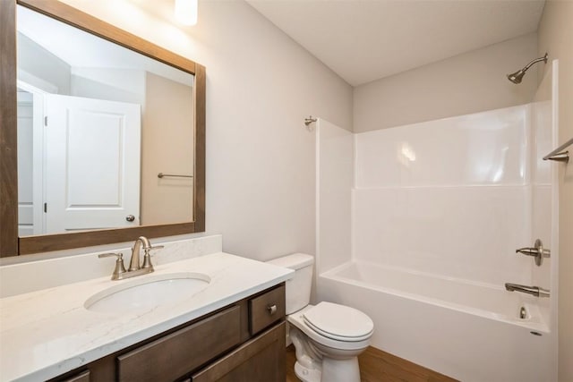 6188 Cope Dr, Marion, IA 52302 - bathroom featuring vanity, shower / washtub combination, and wood finished floors