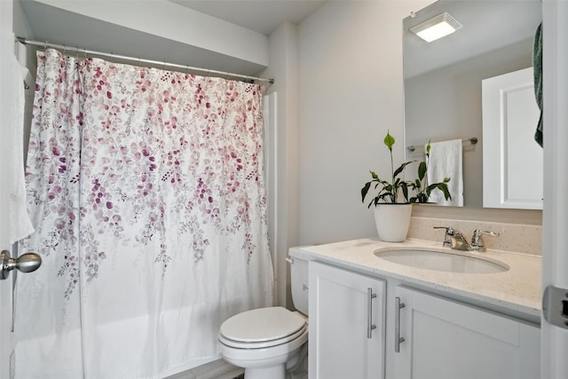 717 E Bear Dr, Tiffin, IA 52340 - bathroom with vanity and a shower with curtain
