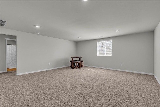 305 Sumac Dr, Palo, IA 52324 - carpeted empty room with recessed lighting and baseboards