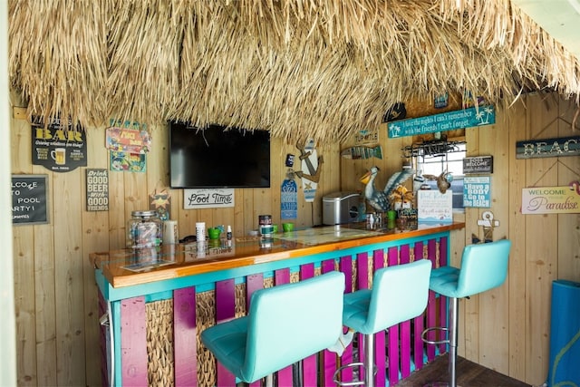 210 Northgate St NW, Shellsburg, IA 52332 - indoor dry bar with wooden walls