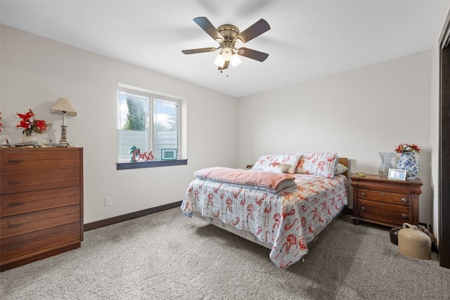 210 Northgate St NW, Shellsburg, IA 52332 - bedroom featuring carpet flooring and ceiling fan