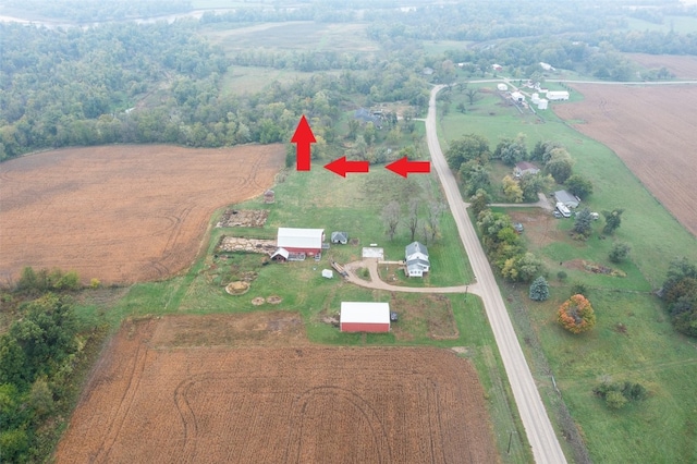 4100 Greens Grove Rd, Center Point, IA 52213 - aerial view of property's location featuring rural landscape