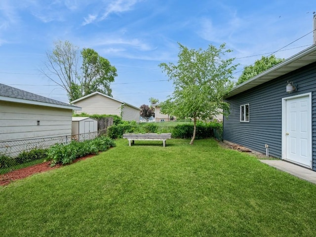 820 Hillview Dr, Marion, IA 52302 - view of yard featuring a shed