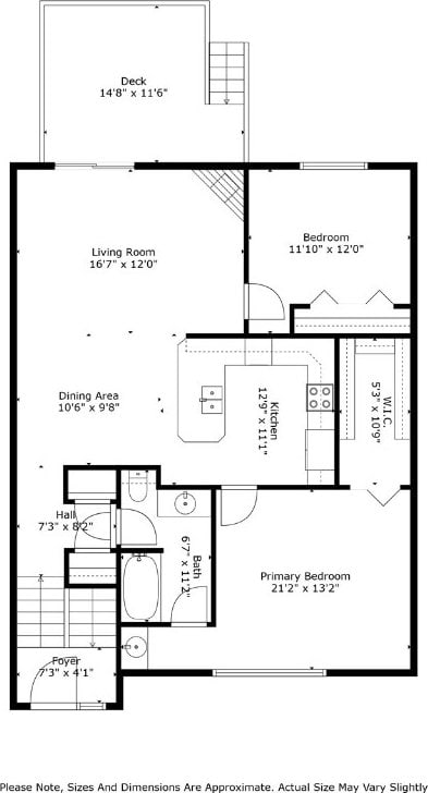 609 W Orange St, West Branch, IA 52358 - view of home floor plan