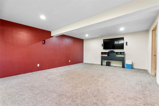 101 Golf Cir, Winfield, IA 52659 - finished below grade area with carpet floors and recessed lighting