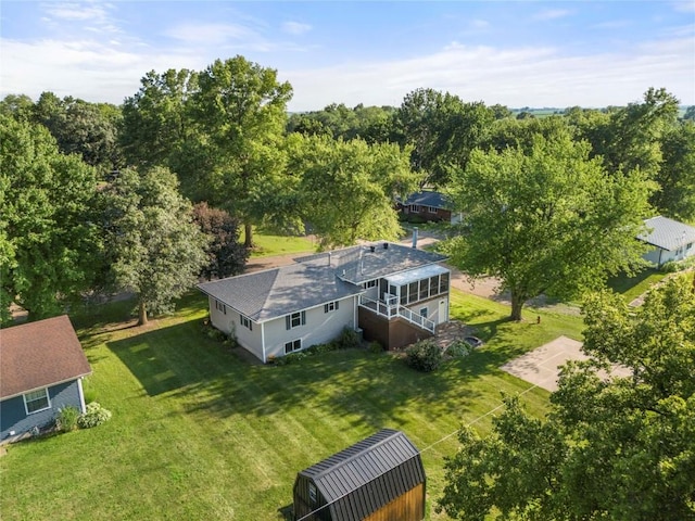 101 Golf Cir, Winfield, IA 52659 - aerial view of property and surrounding area