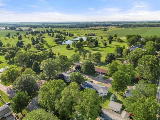 101 Golf Cir, Winfield, IA 52659 - aerial view of property and surrounding area featuring a large body of water