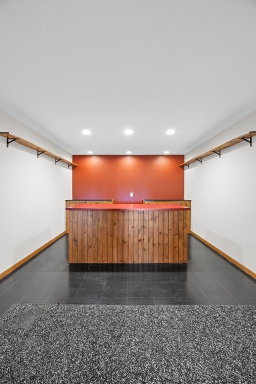 2054 Shortgrass Pl, Marion, IA 52302 - indoor bar featuring granite tiled floors and recessed lighting