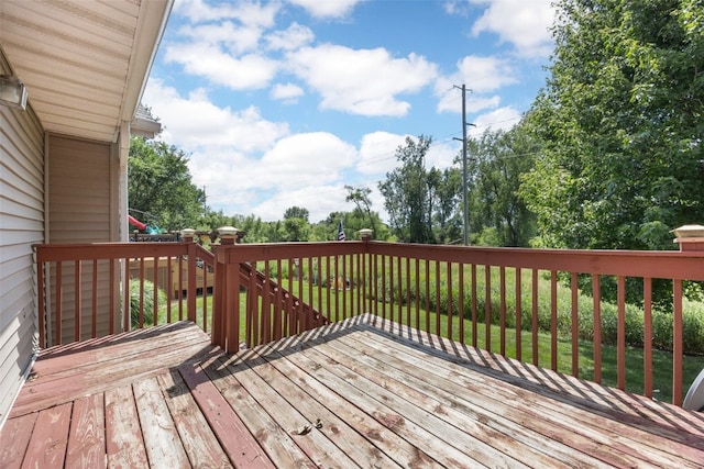 2054 Shortgrass Pl, Marion, IA 52302 - deck featuring a lawn