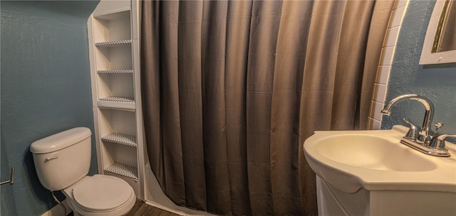 701 Hall Ave, Lowden, IA 52255 - bathroom featuring vanity and curtained shower