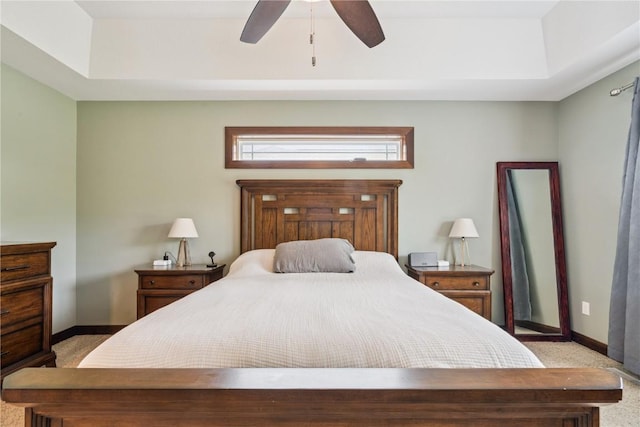 8313 Monterey Dr NE, Cedar Rapids, IA 52402 - bedroom featuring light carpet, a ceiling fan, and a skylight