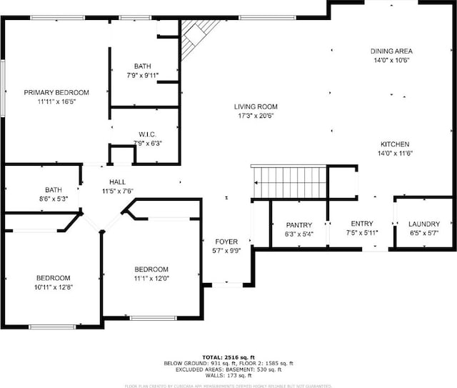 8313 Monterey Dr NE, Cedar Rapids, IA 52402 - view of property floor plan