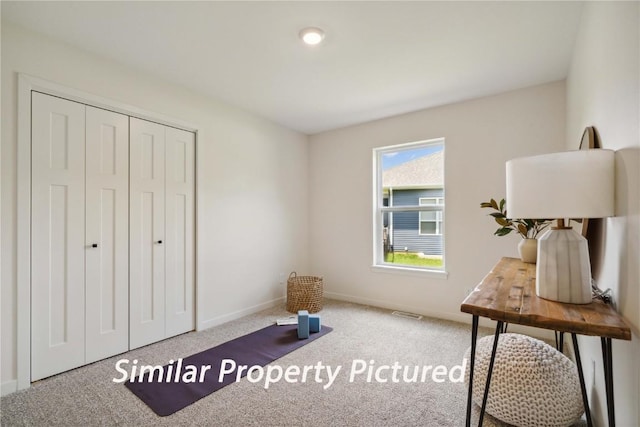 4620 Preston Ln, Iowa City, IA 52246 - office with carpet floors and baseboards