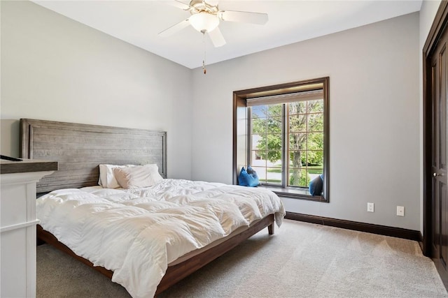 5512 Black Oak Dr NE, Cedar Rapids, IA 52411 - bedroom with light carpet and ceiling fan