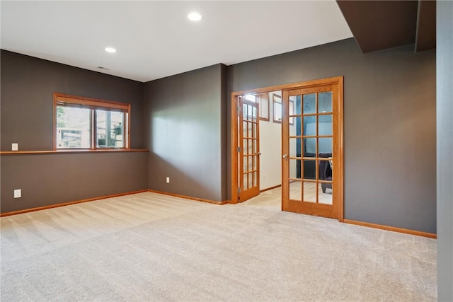 5512 Black Oak Dr NE, Cedar Rapids, IA 52411 - carpeted spare room with baseboards and recessed lighting